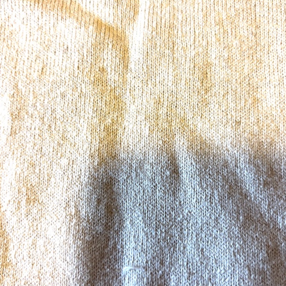 Cream sand linen blend raglan-sleeve lightweight knit sweater NWT - Picture 4 of 8